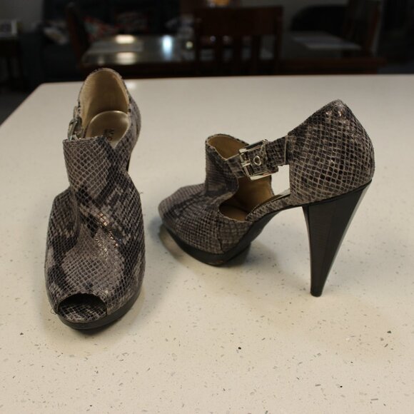 High Heel Peep-Toe Platform Sandals Size 11 - Picture 2 of 9